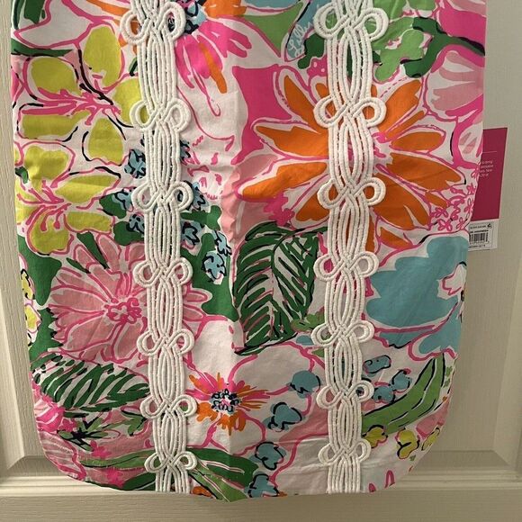 Lilly Pulitzer for Target Nosie Posey Floral Shift Dress Girls Size XS 4-5 NWT - Picture 3 of 10